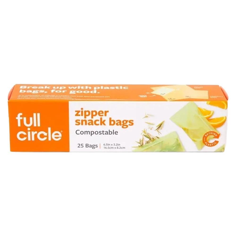 Full Circle Home - Compostable Sandwich Zipper Bags (25CT).