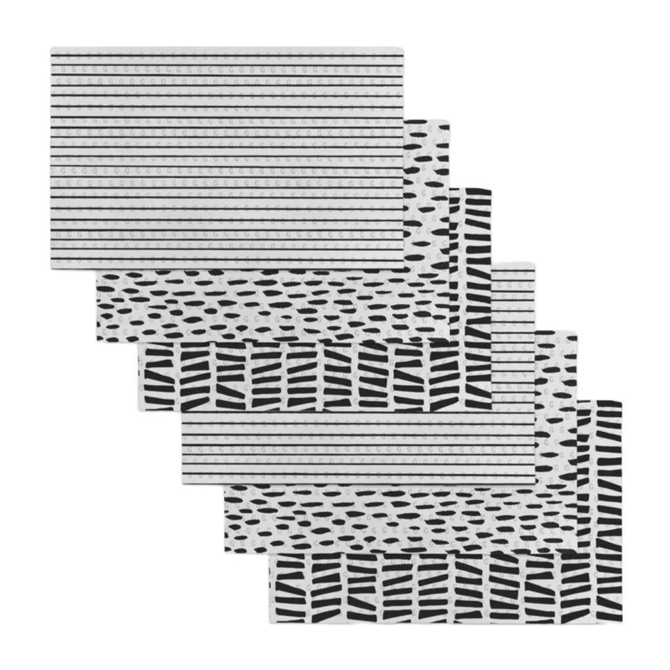 Geometry House - 'Lines, Dots and Dashes' Not Paper Towel (6CT).