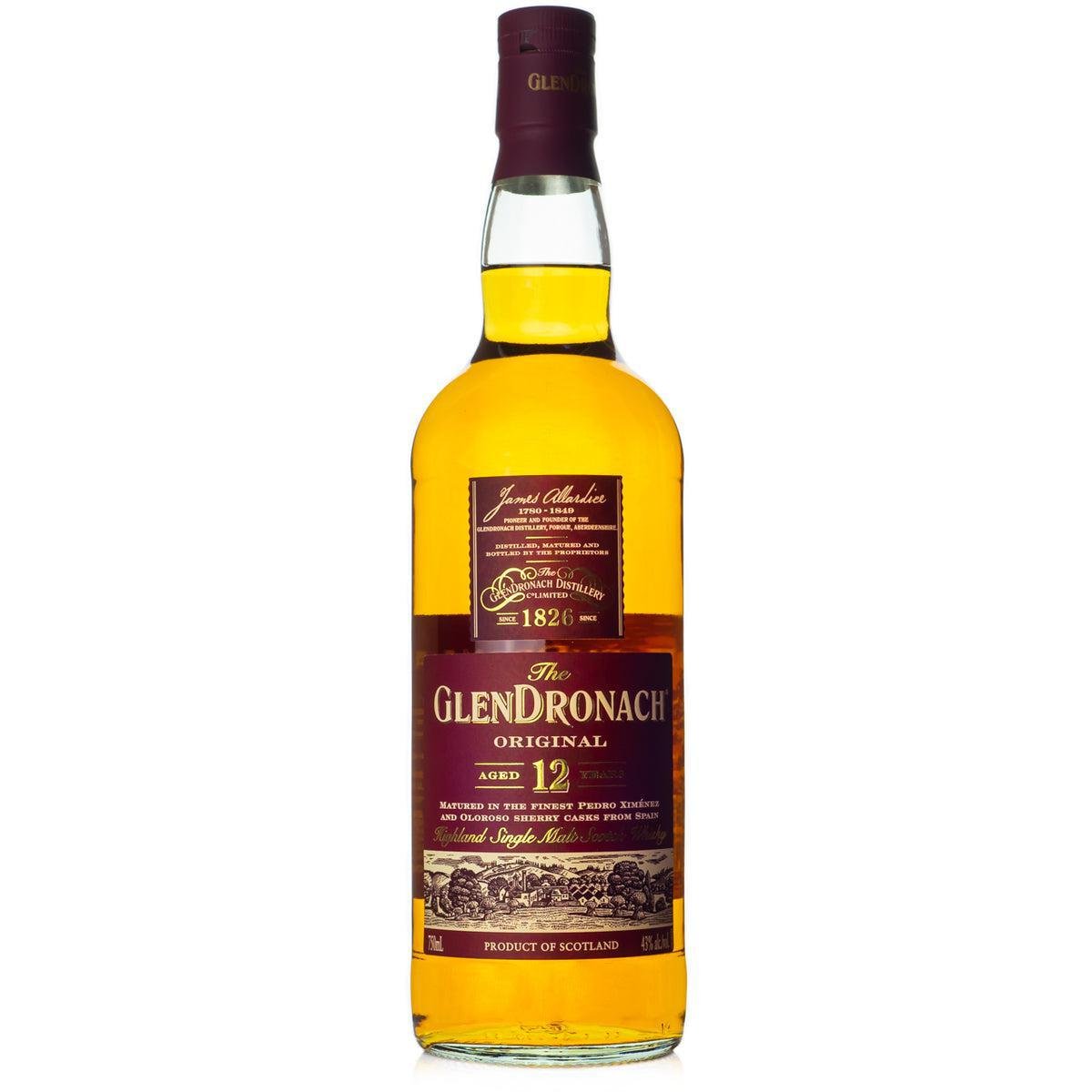 GlenDronach Distillery - 'Original' 12yr Highland Single Malt Scotch (750ML).