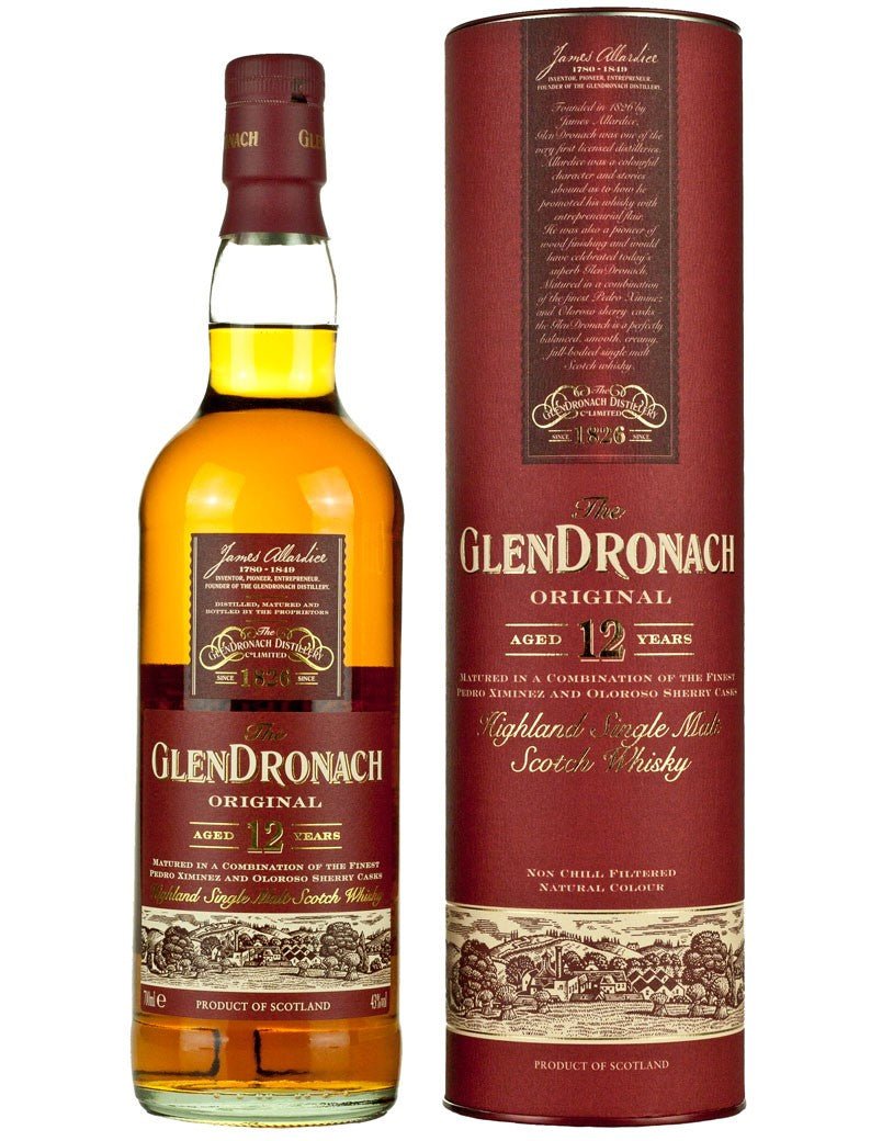 GlenDronach Distillery - 'Original' 12yr Highland Single Malt Scotch (750ML).