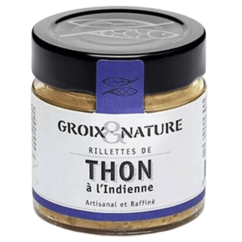 Groix & Nature - 'Tuna Rillettes' Gourmet Seafood Spread w/ Indian Spices (3.5OZ).