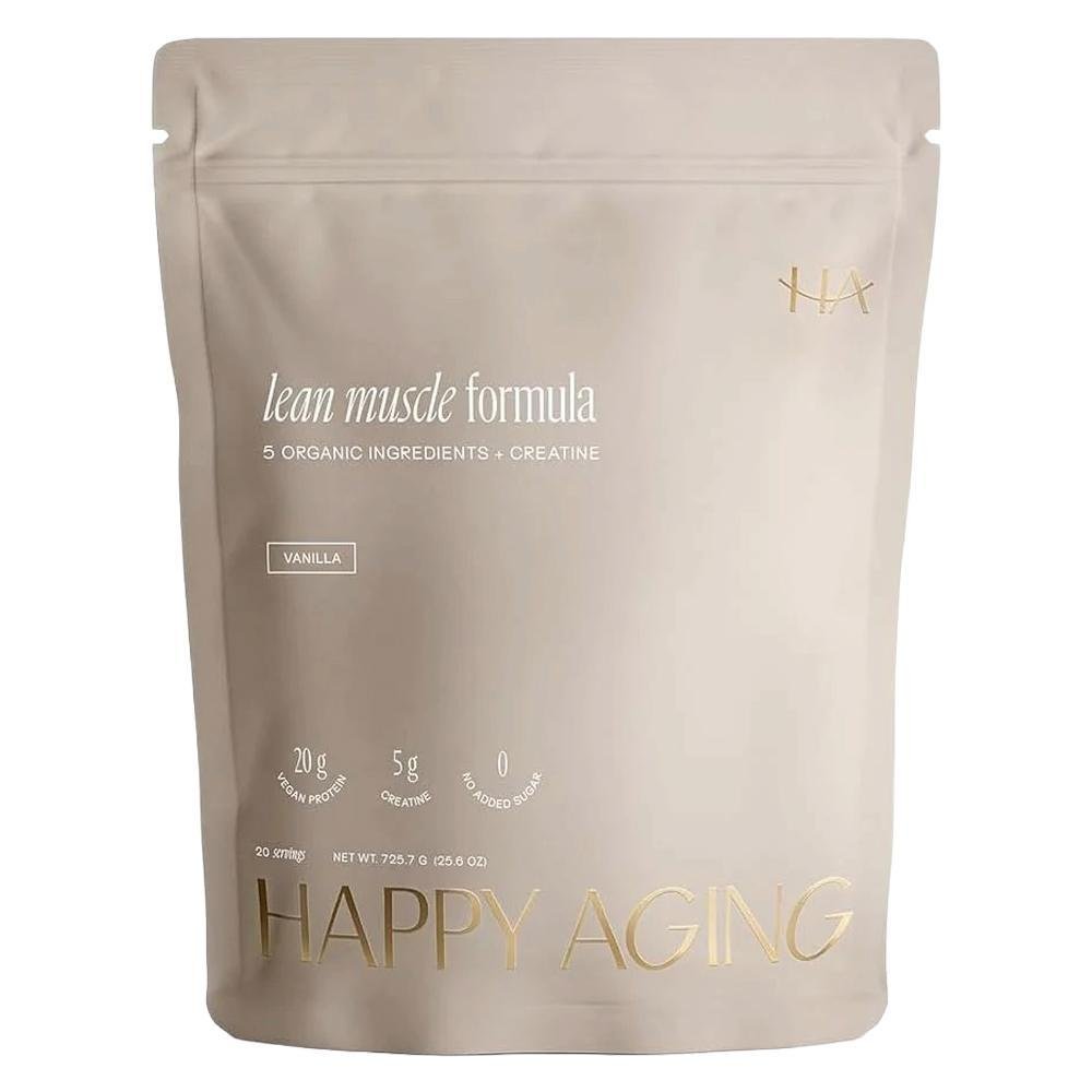 Happy Aging - 'Lean Muscle Formula' Vanilla Plant-Based Protein Powder (20CT)