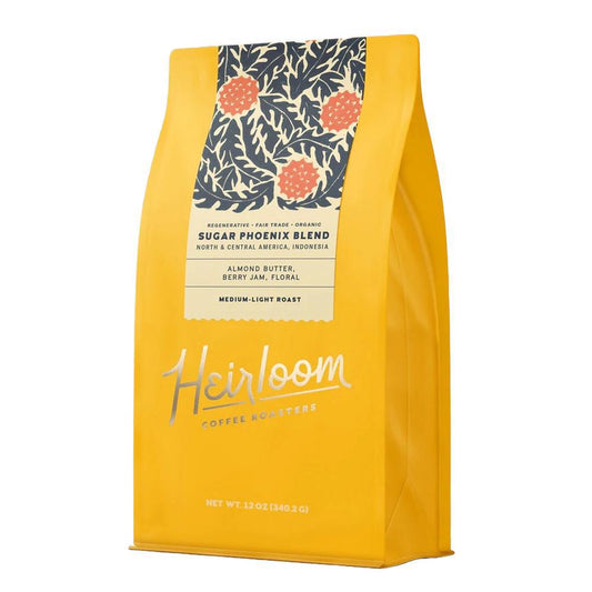Heirloom Coffee - 'Sugar Phoenix Blend' Coffee Beans (12OZ).