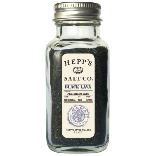 Hepp's Salt Co. - 'Black Lava' Finishing Salt (2.5OZ).