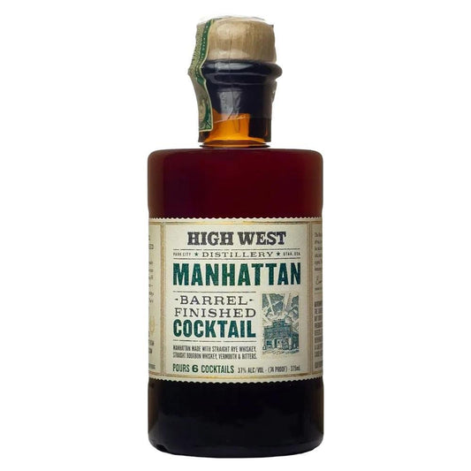 High West Distillery - 'Manhattan' Barrel-Finished Cocktail (375ML).