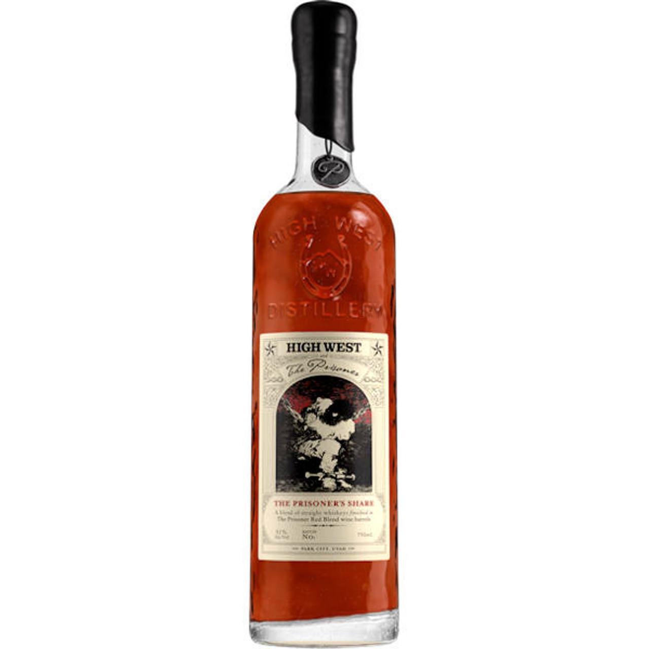 High West Distillery - 'The Prisoner's Share' Whiskey Finished in The Prisoner Red Blend Wine Barrels (750ML).