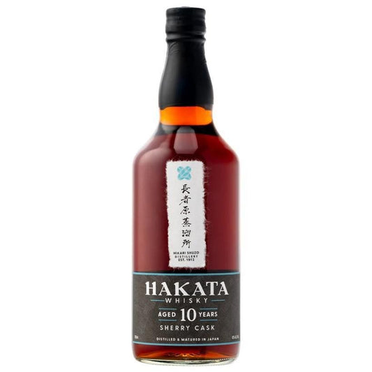 Hikari Shuzo Distillery - 'Hakata' 10yr Sherry Cask Japanese Whisky (700ML).