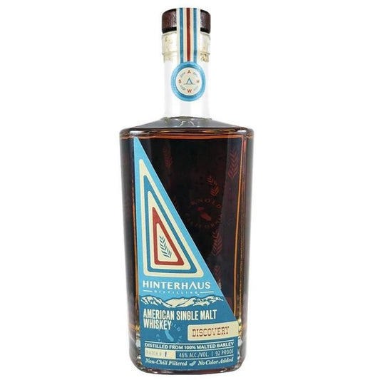 Hinterhaus Distillery - 'Discovery' American Single Malt Whiskey (750ML).
