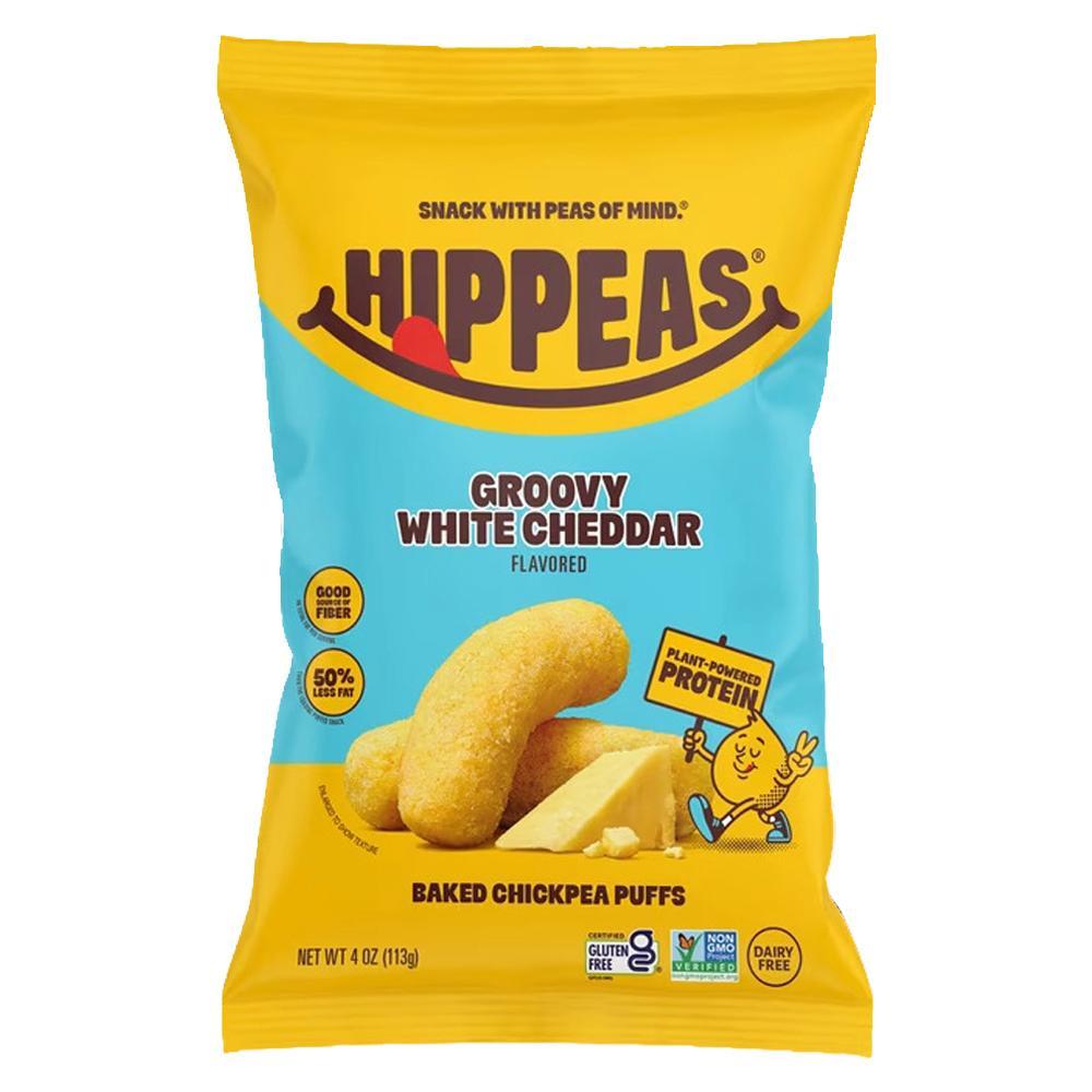 Hippeas - 'Groovy White Cheddar' Chickpea Puffs (4OZ)