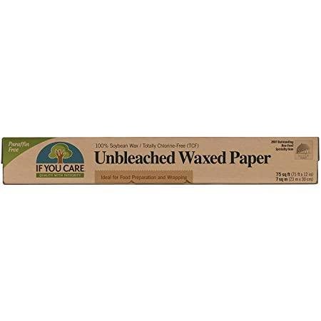 If You Care - Unbleached Waxed Paper (75 SQ FT).