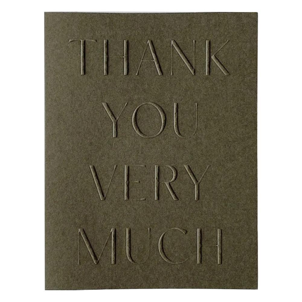 Jaymes Paper - 'Thank You Very Much' Card (1CT).