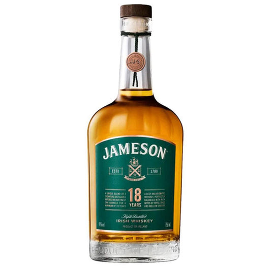 John Jameson & Son Distillery - 'Jameson' 18yr Triple Distilled Irish Whiskey (750ML).
