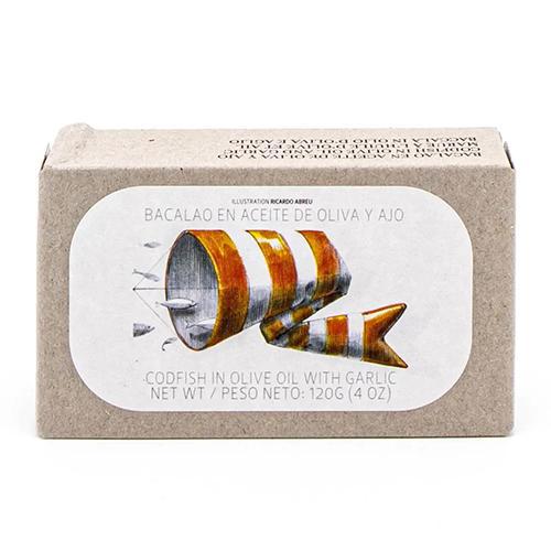 Jose Gourmet - Codfish in Olive Oil & Garlic (120G).