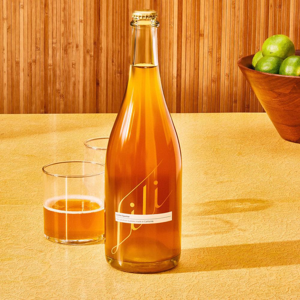 KALLY - 'Golden Sparkler' Non-Alcoholic Sparkling Wine (750ML).