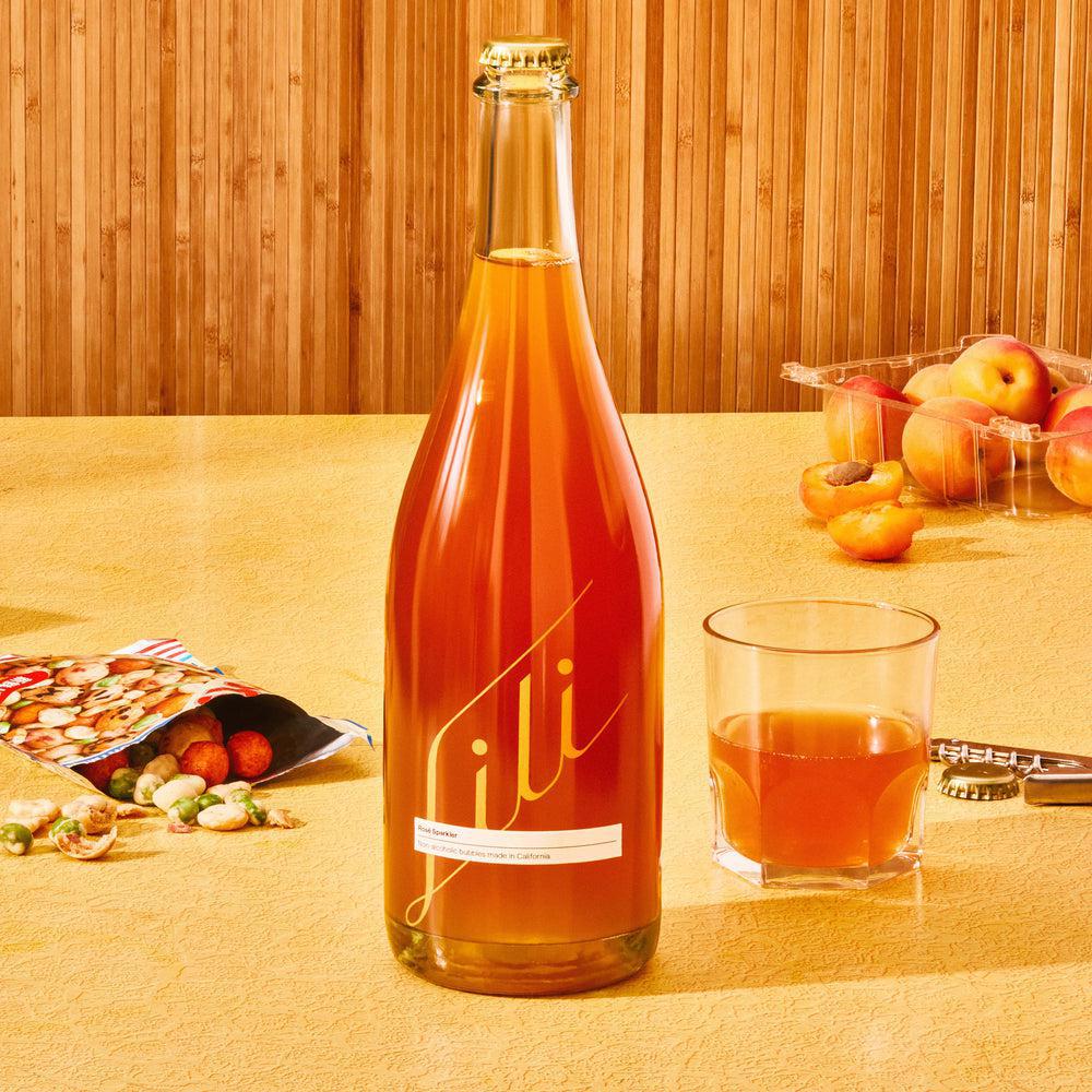 KALLY - 'Rose Sparkler' Non-Alcoholic Sparkling Wine (750ML).