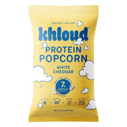 Khloud - 'White Cheddar' Protein Popcorn (4OZ)
