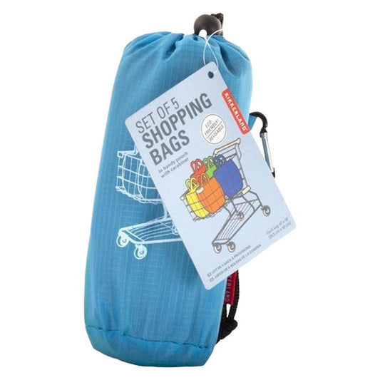 Kikkerland Design - Shopping Bags (5CT).