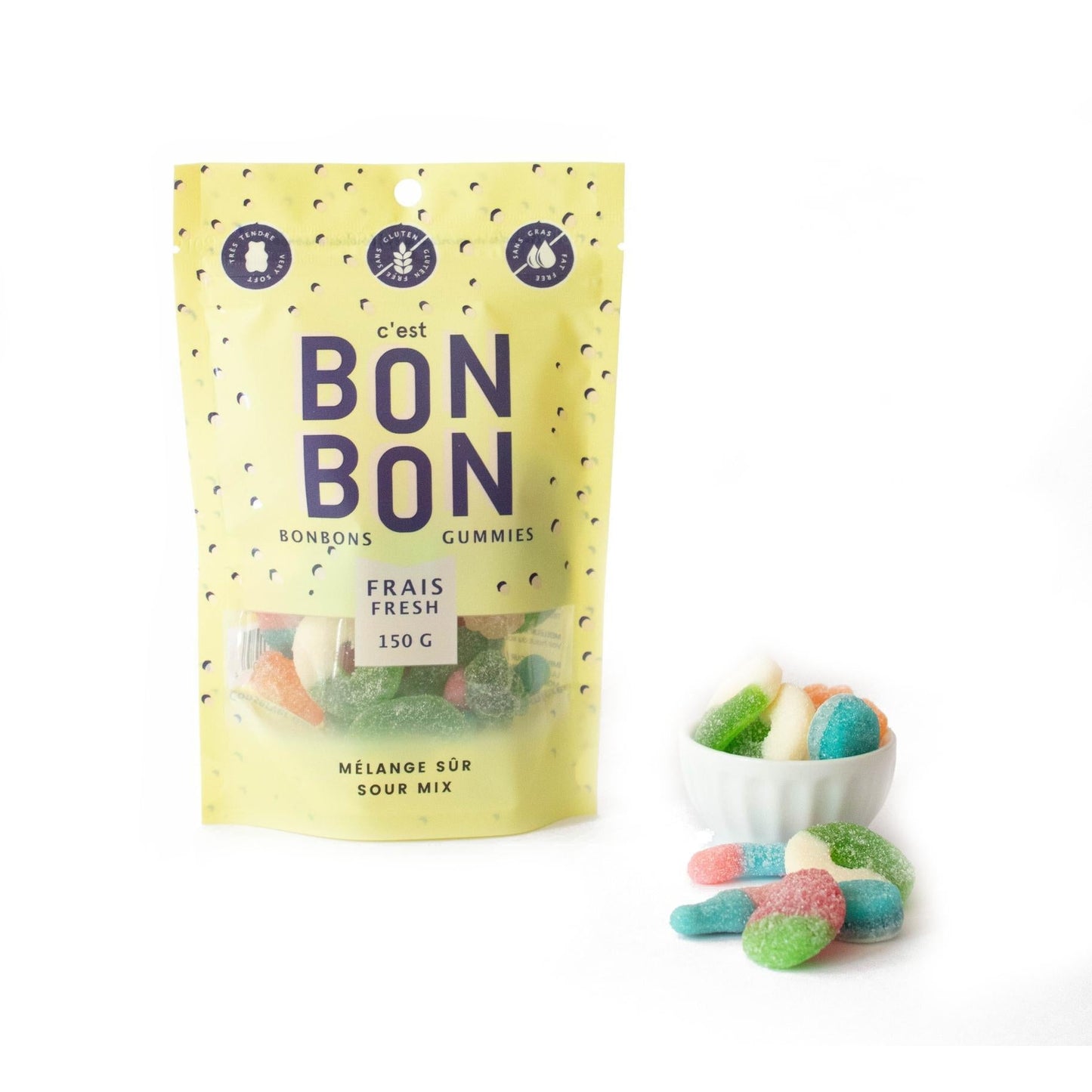 La Boite A Bonbons - 'Sour Mix' Bonbons Gummies (150G).