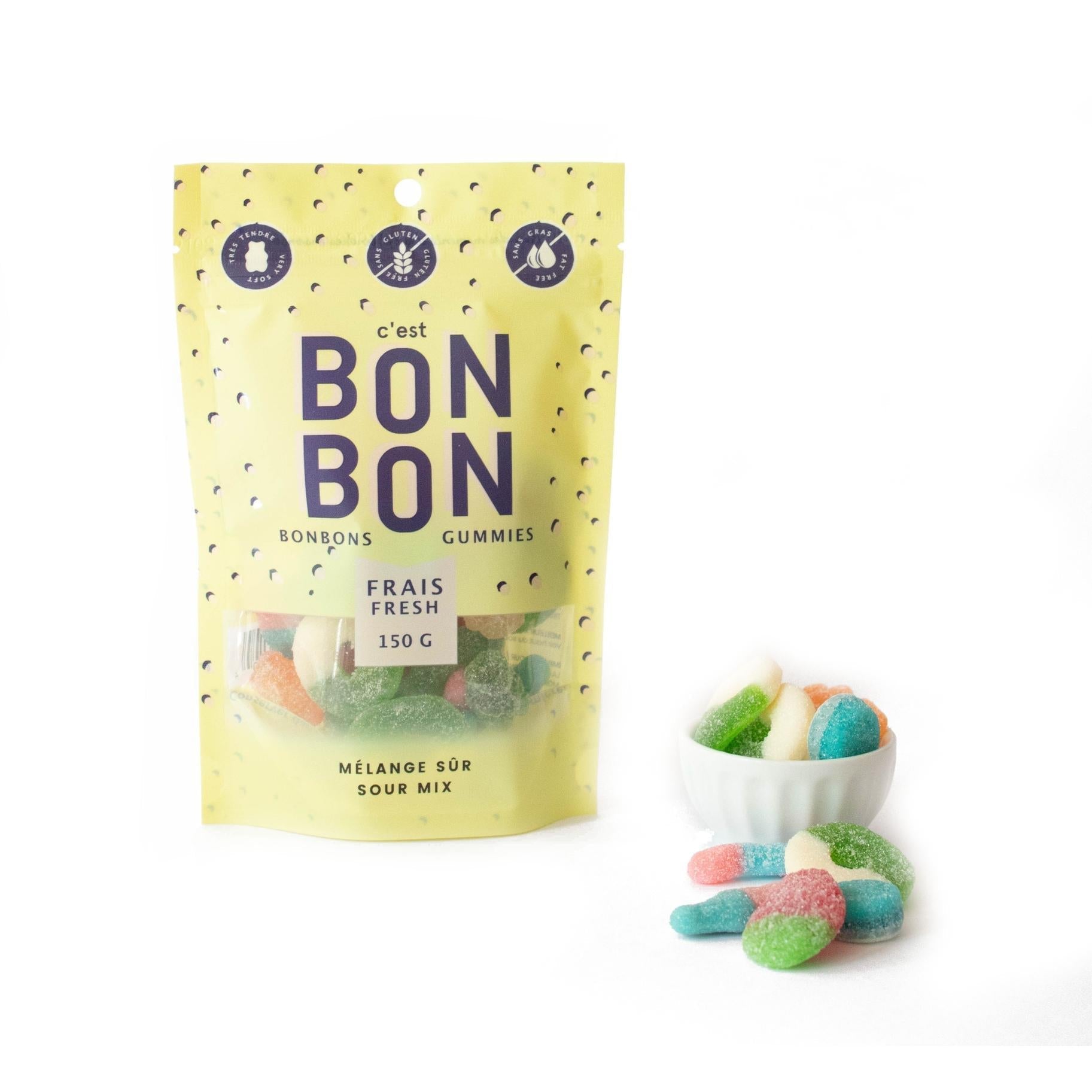 La Boite A Bonbons - 'Sour Mix' Bonbons Gummies (150G).
