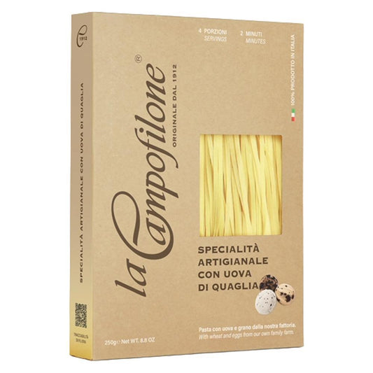 La Campofilone - 'Fettuccine all'Uovo di Quaglia' Pasta (250G)