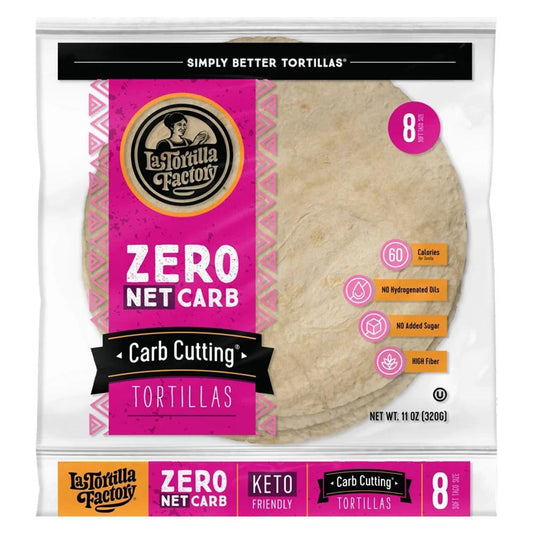 La Tortilla Factory - 'Zero Net Carb' Flour Tortillas (8CT).