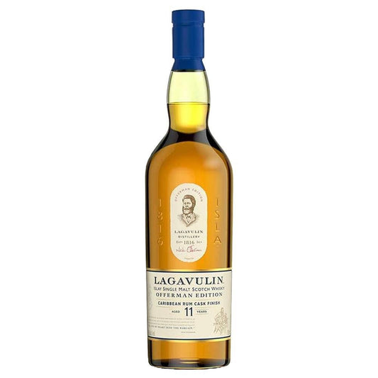 Lagavulin Distillery - 'Offerman Edition: Caribbean Rum Cask Finish' 11yr Islay Scotch (750ML).