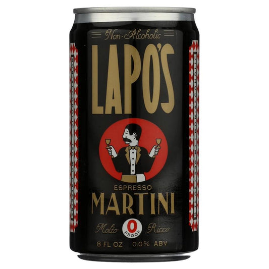 Lapo's - 'Espresso Martini' Non-Alcoholic Cocktail (8OZ).