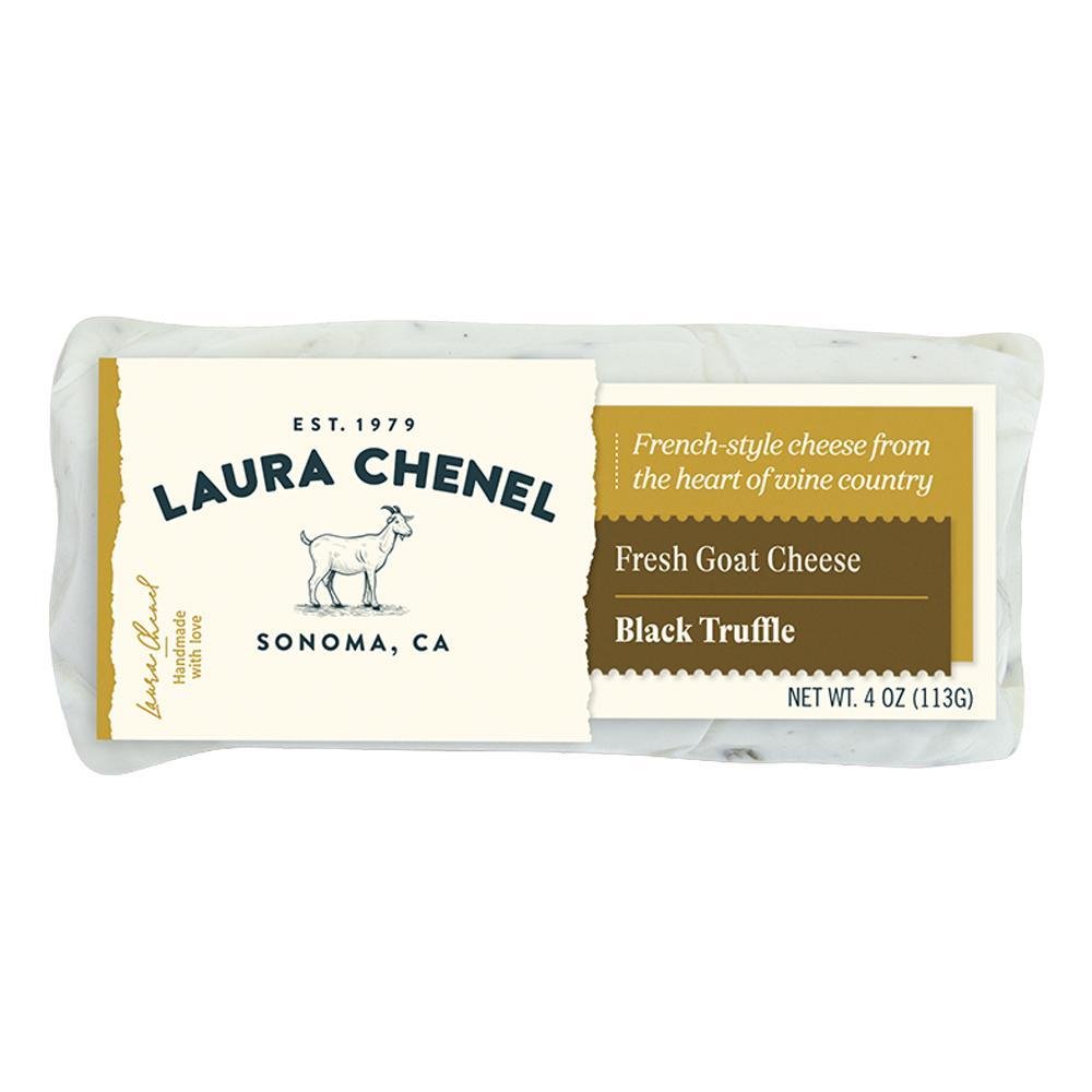 Laura Chenel - 'Black Truffle' Goat Cheese Log (4OZ)
