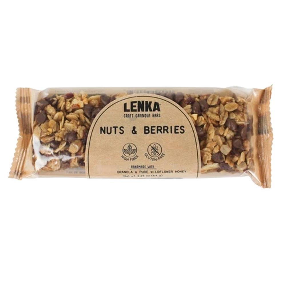 Lenka Craft Granola Bars - 'Nuts & Berries' Granola Bar (2.25OZ).