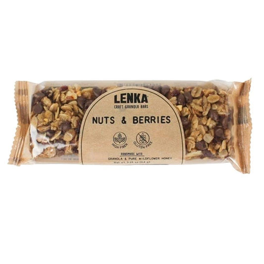 Lenka Craft Granola Bars - 'Nuts & Berries' Granola Bar (2.25OZ).