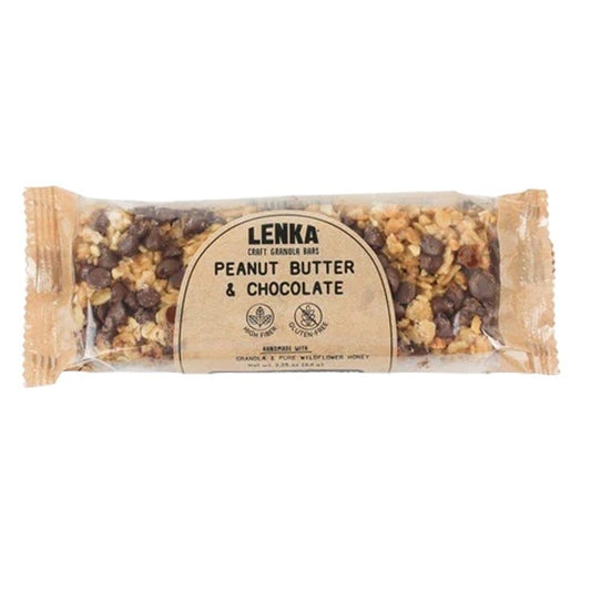 Lenka Craft Granola Bars  - 'Peanut Butter & Chocolate' Granola Bar (2.25OZ).