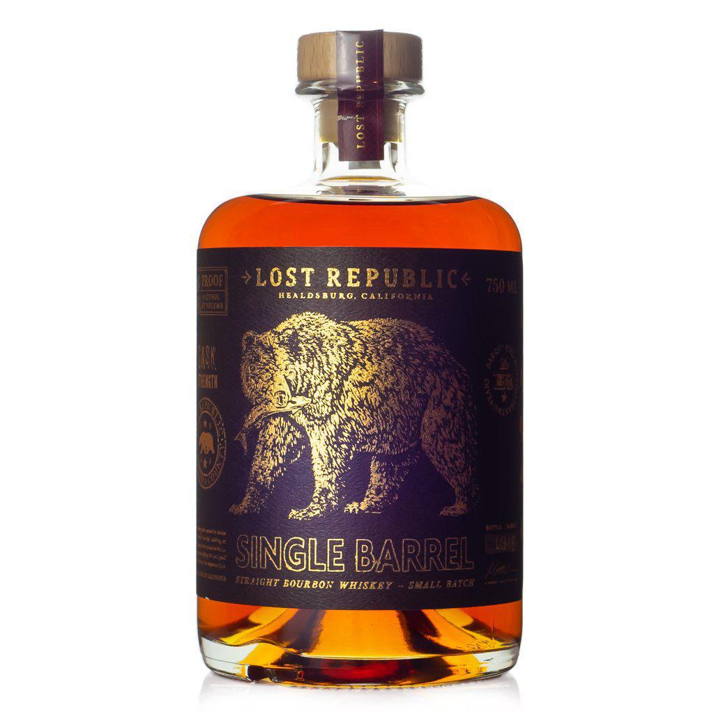 Lost Republic - Single-Barrel Cask-Strength Straight Bourbon (750ML).