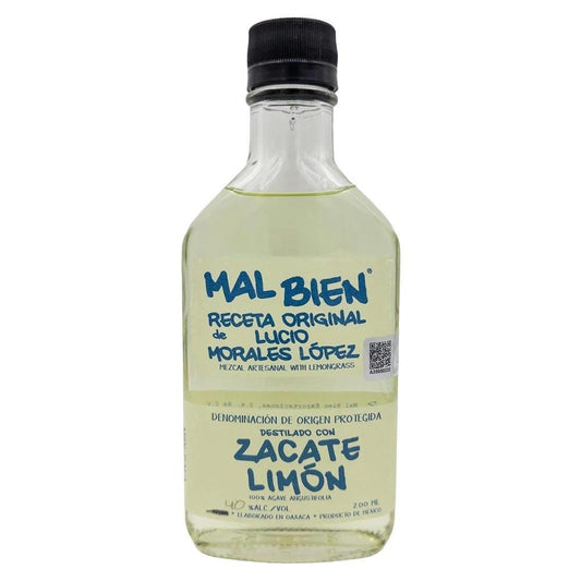 Mal Bien - 'Espadin Con Zacate Limon: Lucio Morales Lopez' Mezcal (Espadin | 200ML)