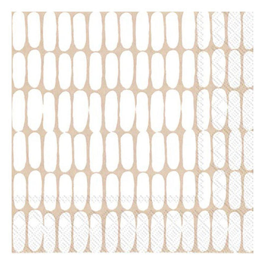 Marimekko - 'ALKU Linen Cream' Paper 3-Ply Napkins (20CT).