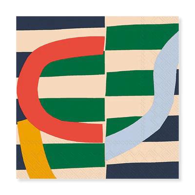 Marimekko - 'SIIRTO Green' Paper 3-Ply Napkins (20CT).