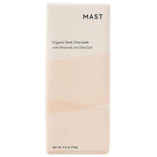 Mast - Organic Dark Chocolate w/ Almond & Sea Salt (70% | 2.5OZ).