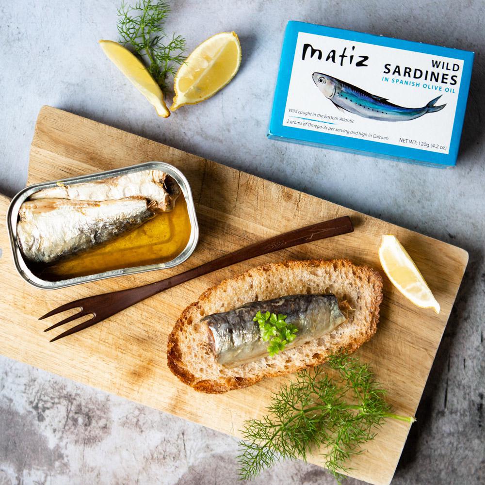 Matiz Espana - Wild Sardines In Spanish Olive Oil (120G).