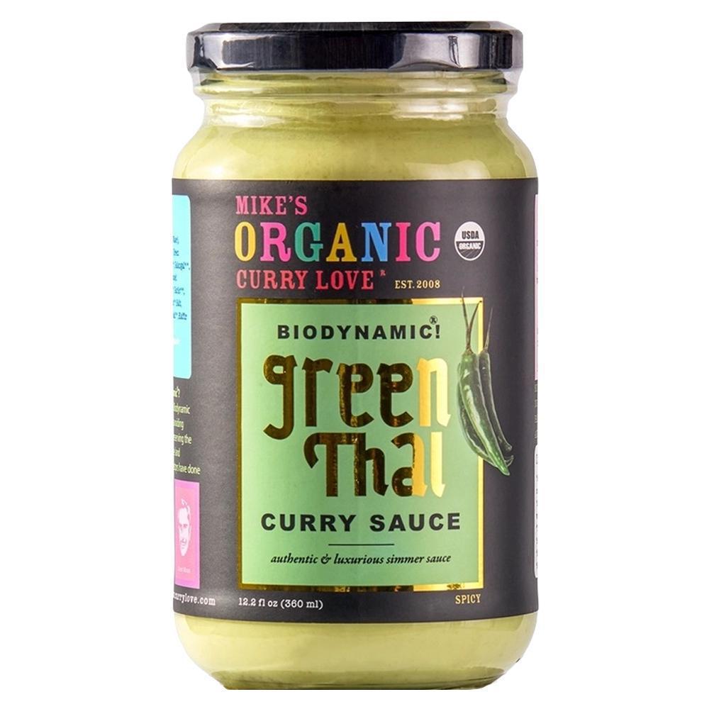 Mike's Organic Curry Love - 'Green Thai' Curry Sauce (360ML).