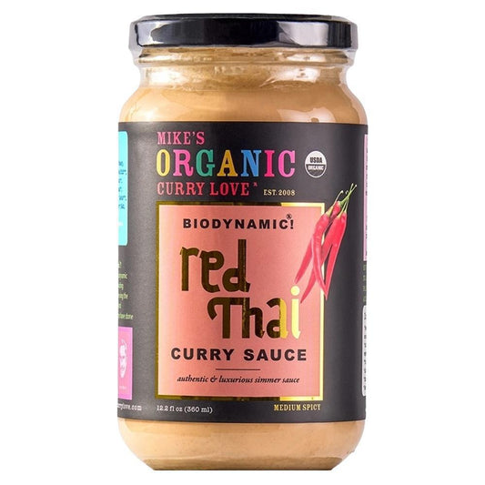 Mike's Organic Curry Love - 'Red Thai' Curry Sauce (360ML).
