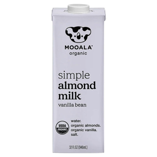 Mooala - 'Simple' Almond Milk w/ Vanilla Bean (32OZ).