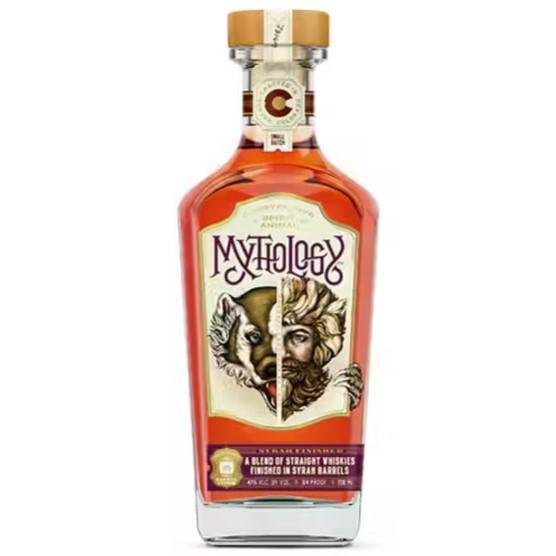 Mythology Distillery - Syrah-Finished Straight Whiskey (750ML).