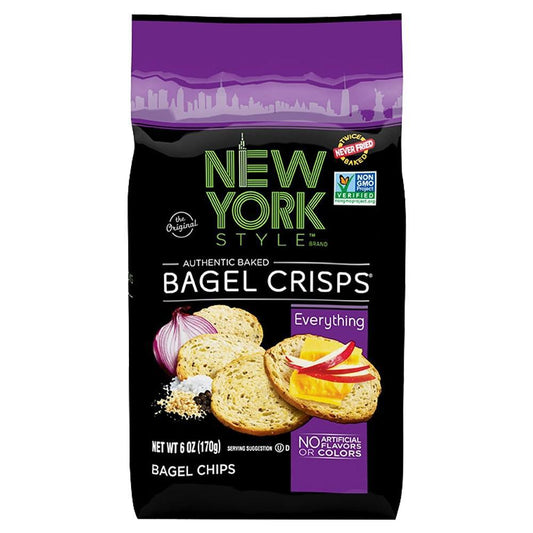 New York Style - 'Everything' Bagel Crisps (6OZ).