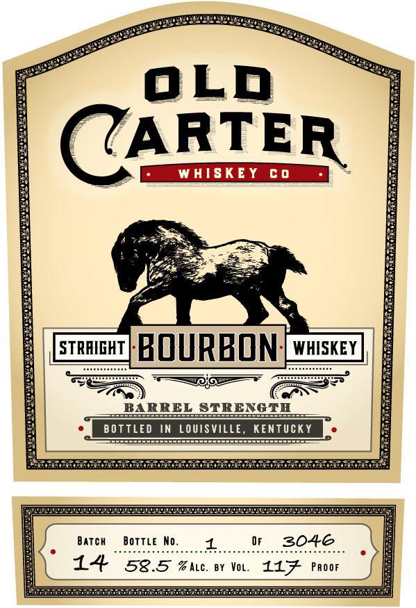 Old Carter Whiskey Co. - 'Batch 14' Straight Bourbon (750ML).