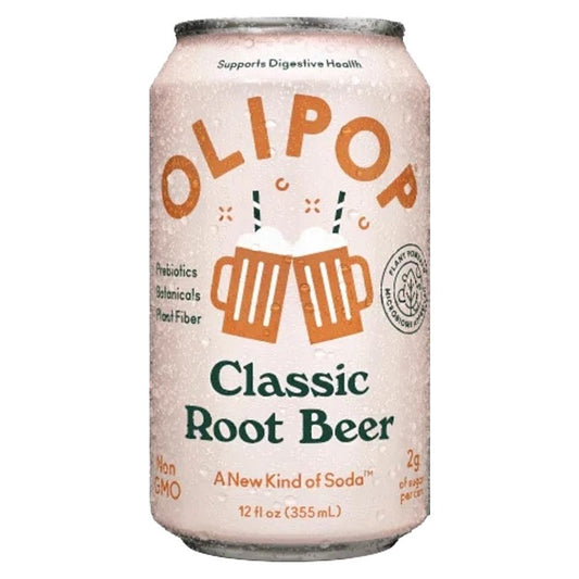 OLIPOP - 'Classic Root Beer' Soda (12OZ).