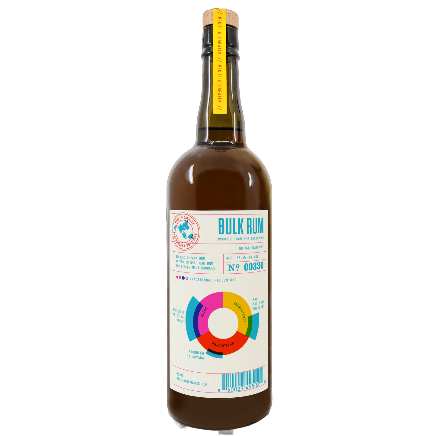 Pekut & Carwick Independent Bottlers - 'Bulk' Caribbean Rum (750ML).