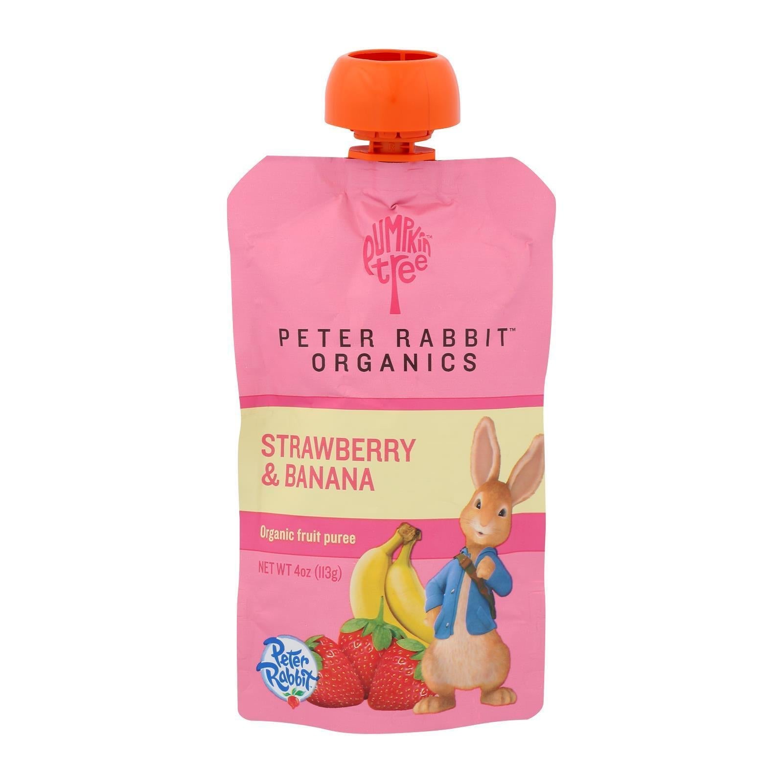 Peter Rabbit Organics - Strawberry & Banana Baby Pouch (4OZ).