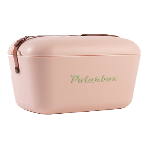 Polarbox - 'Nude' Cooler w/ Brown Leather Strap (21QT).