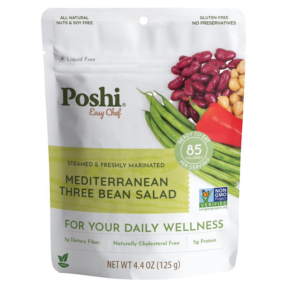 Poshi - Mediterranean Three Bean Salad (125G).