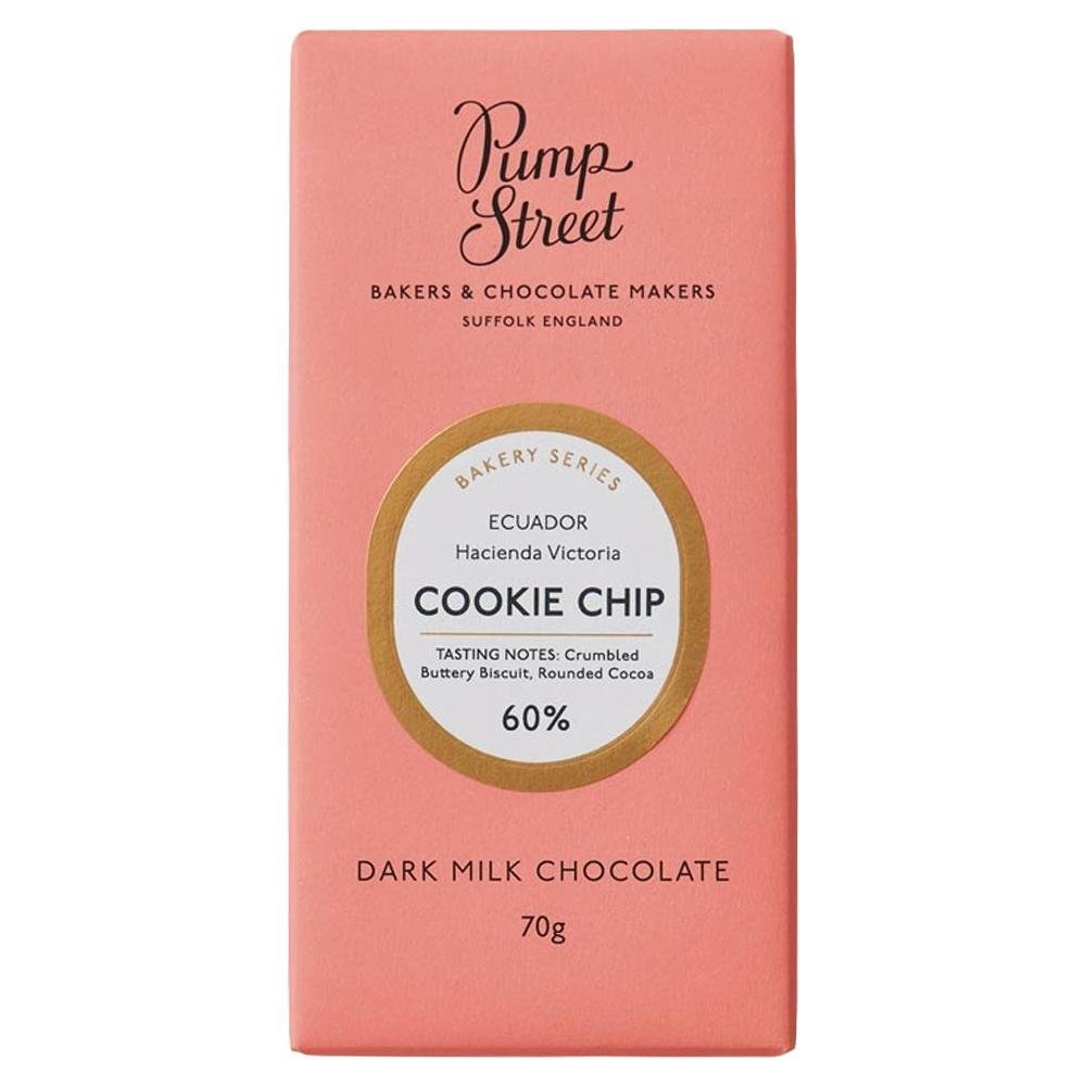 Pump Street - 'Cookie Chip' Dark Milk Chocolate Bar (70G | 60%).