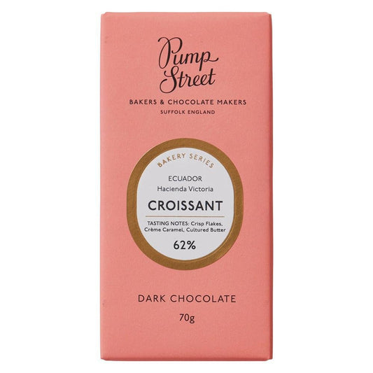Pump Street - 'Croissant' Dark Chocolate Bar (70G | 62%).